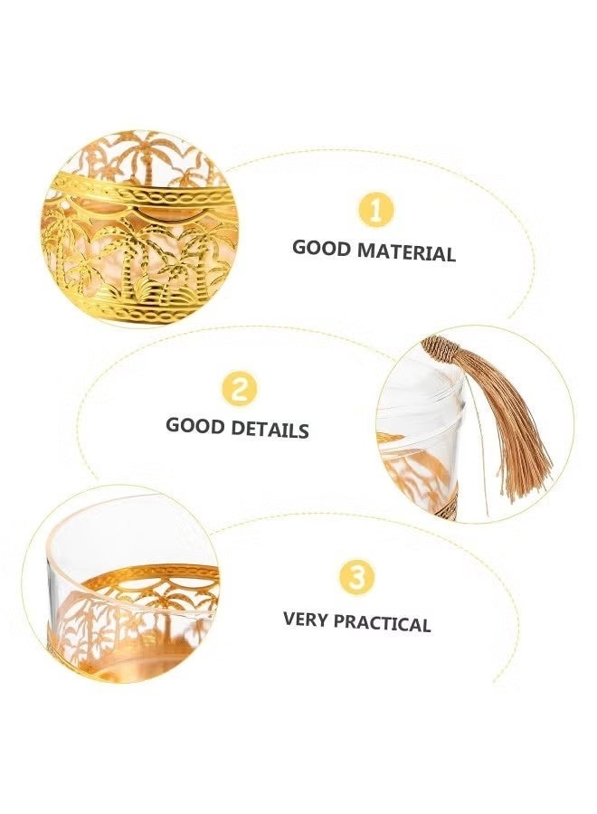 Laravel Metal Candy Box Festival Decorative Tray Candy Nuts Container Fruit Plate for Candy, Cookies, Chips and Party Snacks Ramadan Eid Mubarak Favor for Party Dessert Boxes - Image 4